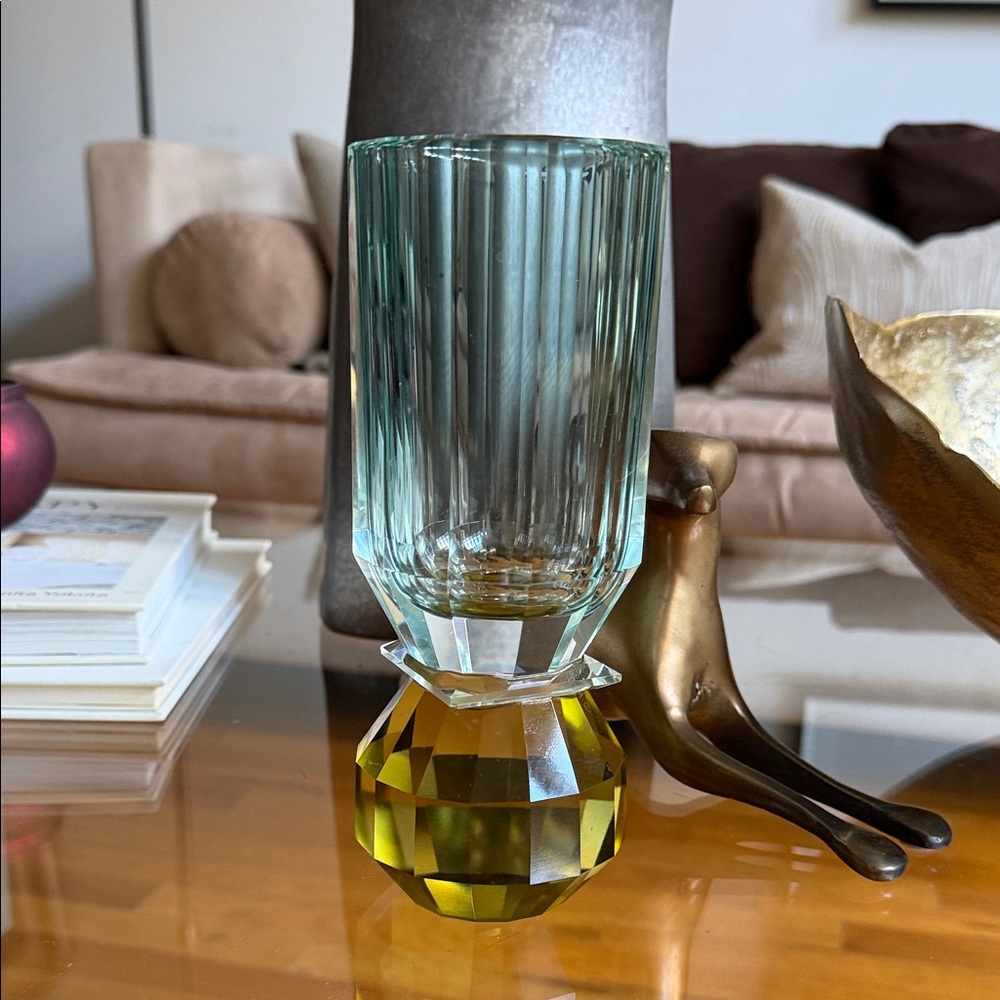 Cut Glass vase by Anthropologie - Picture 3 of 6